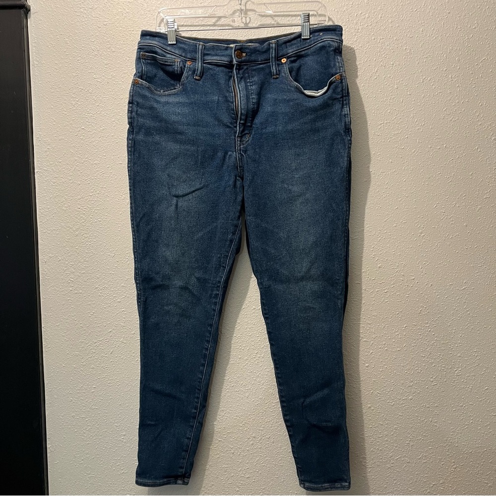 Madewell 10” high rise skinny jeans, size 32